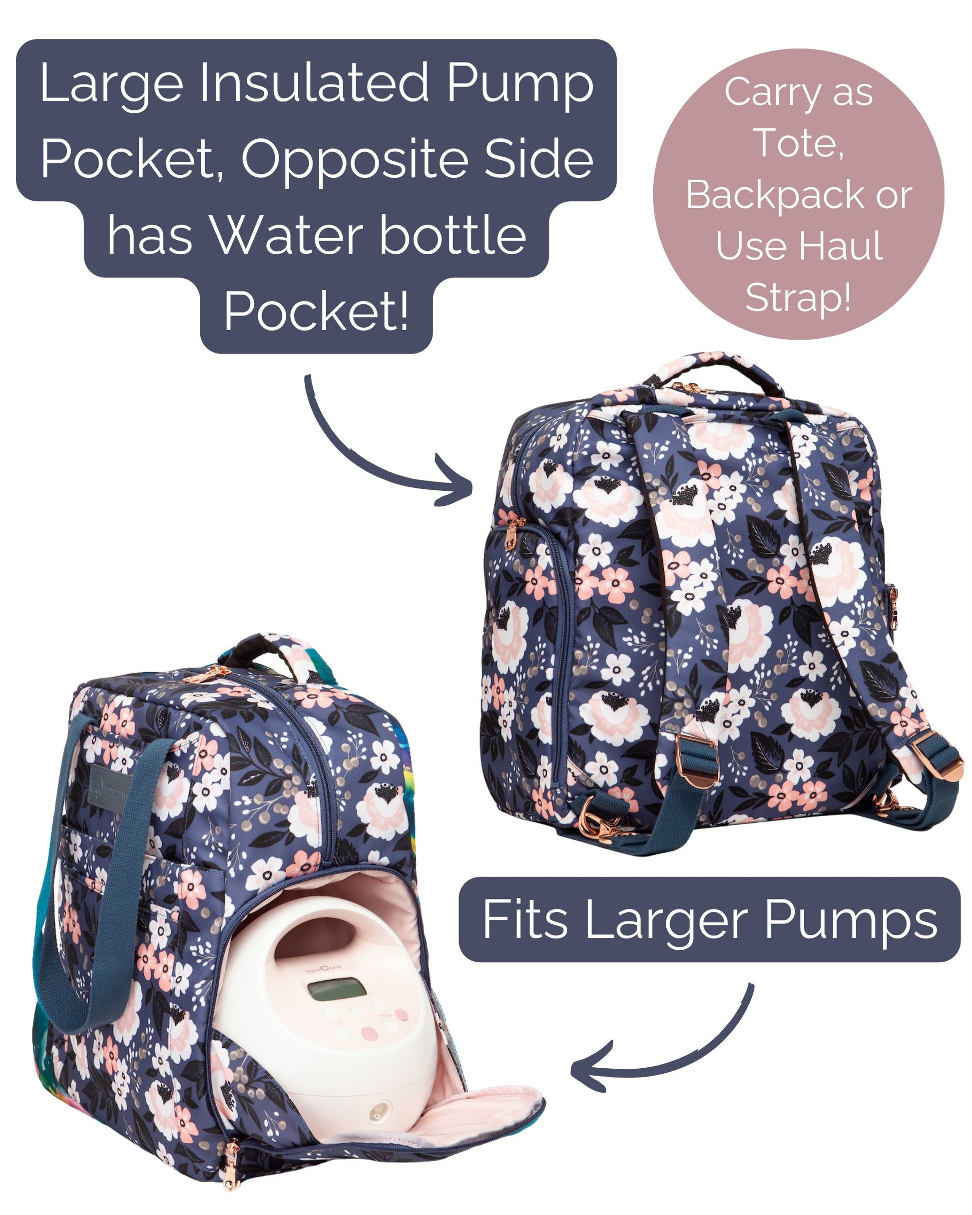 breast pump backpacks with laptop compartment Sarah Wells Kelly Breast Pump Backpack & Tote – Insulated Pocket, Lapt – Zulily