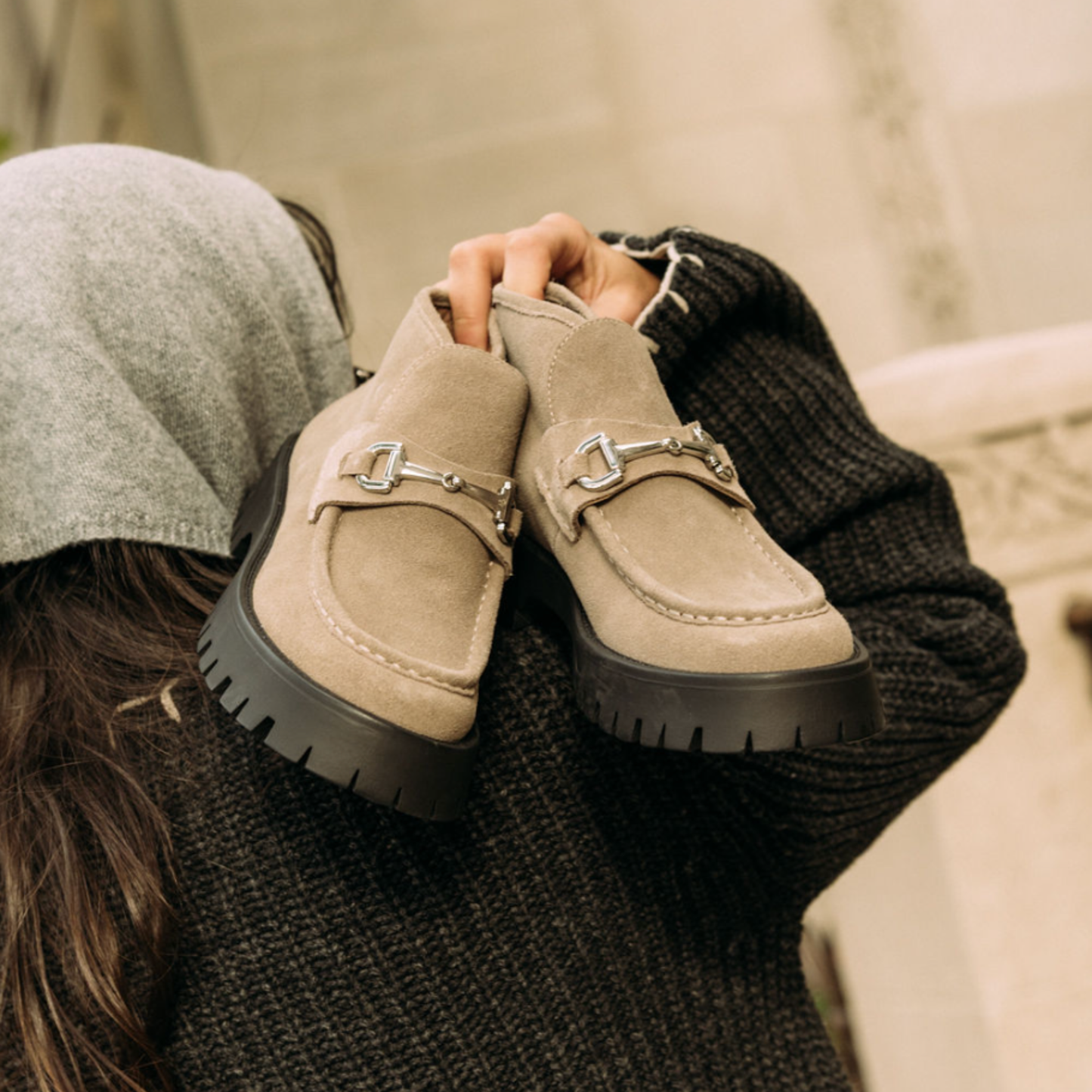 Dario Suede Horsebit Boots - Brown