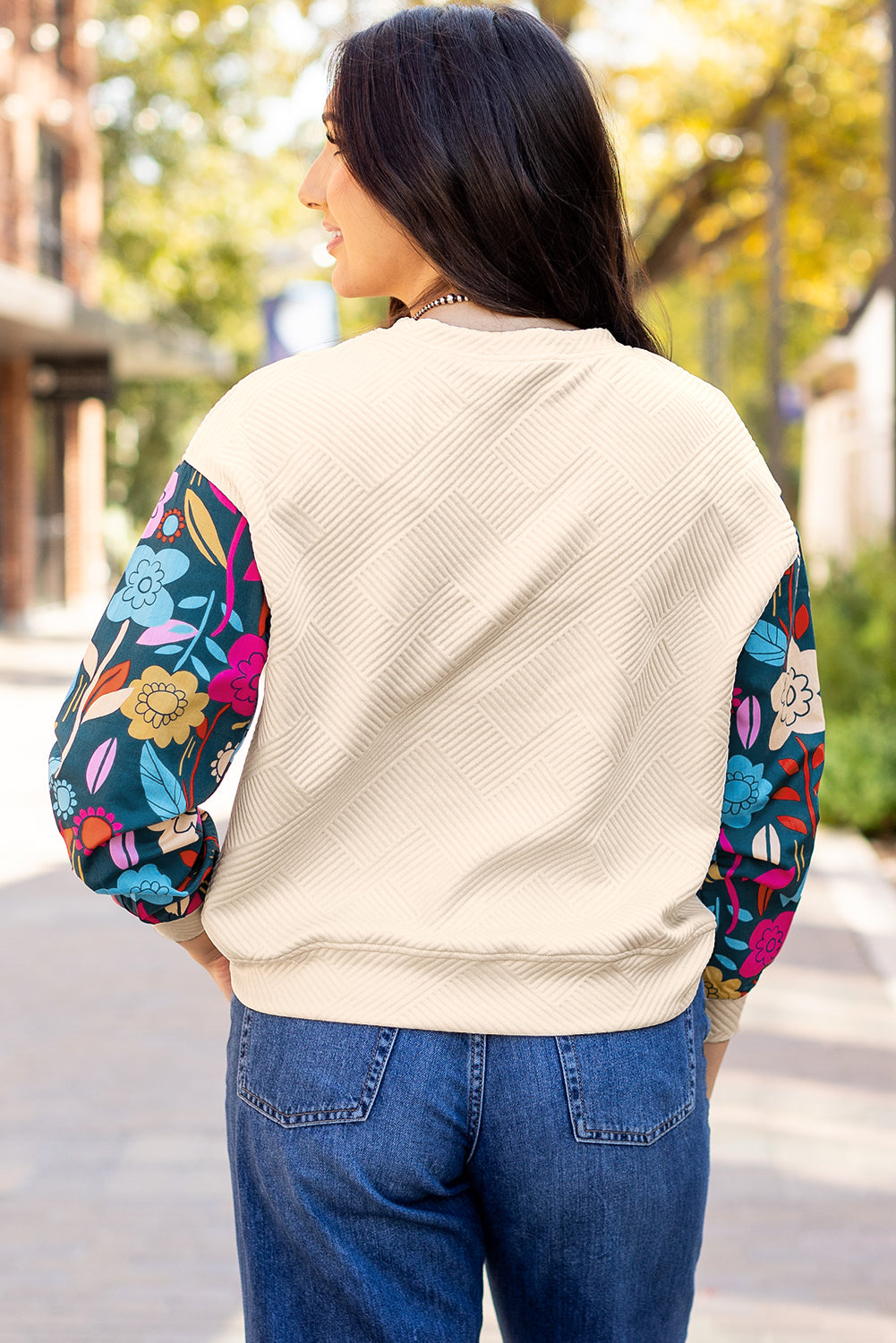 Threaded Pear Camille Drop Shoulder Knit Top