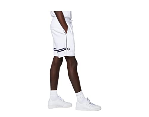 Sergio Tacchini Orion Men's Shorts — White/Orange