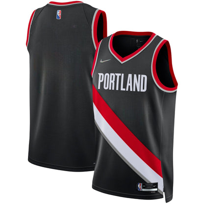 Nike Men's Nba Portland Trail Blazers 21/22 Diamond Swingman Jersey Icon Edition - DN2629-010