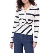 CRMBW-CREAM/MARITIME BLUE WIDE-