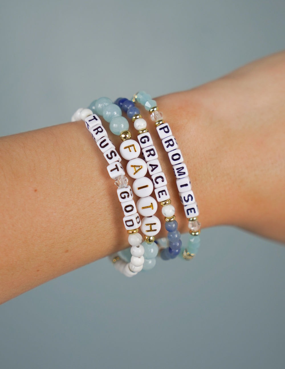 Elevated Faith Promise Letter Bracelet
