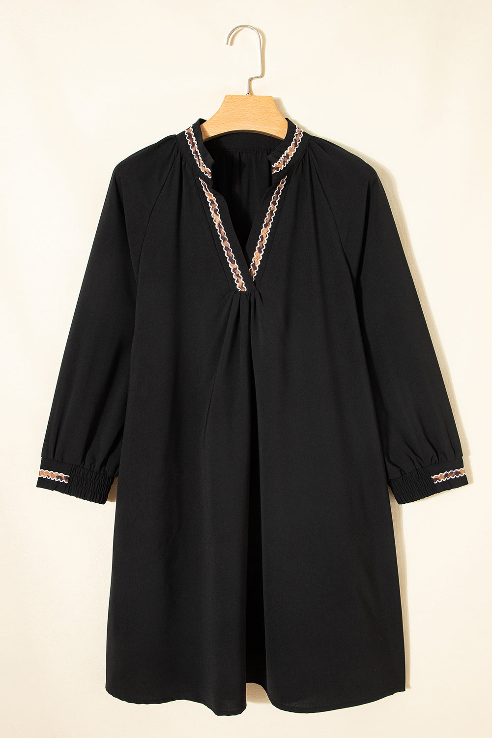 Threaded Pear Quincy Sleeve Shift Mini Dress