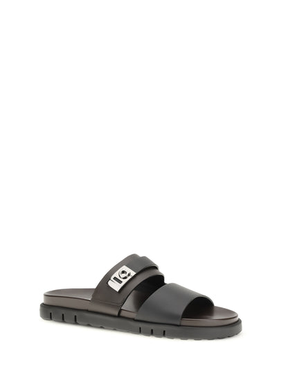 Sandals Double-Strap Leather