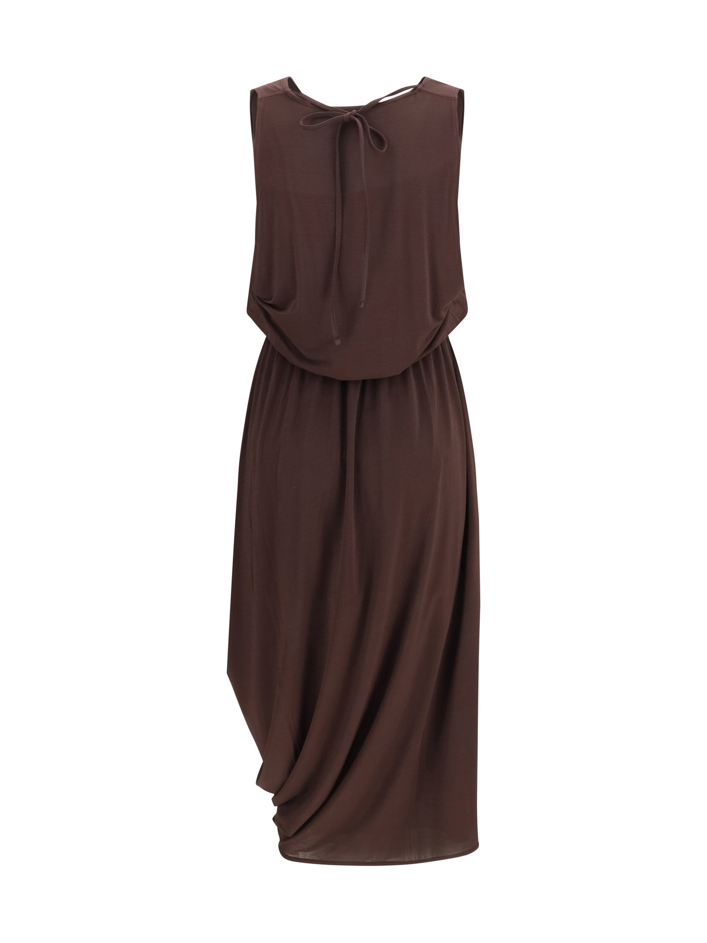 Dress Draped Midi Fig