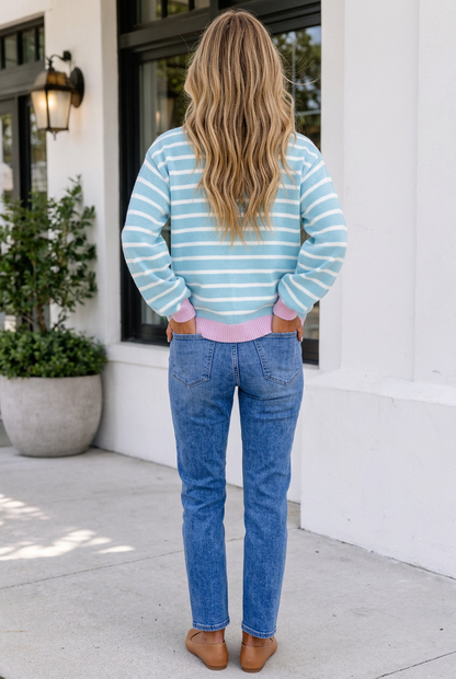 Threaded Pear Cindy Sleeve Open Front Cardigan