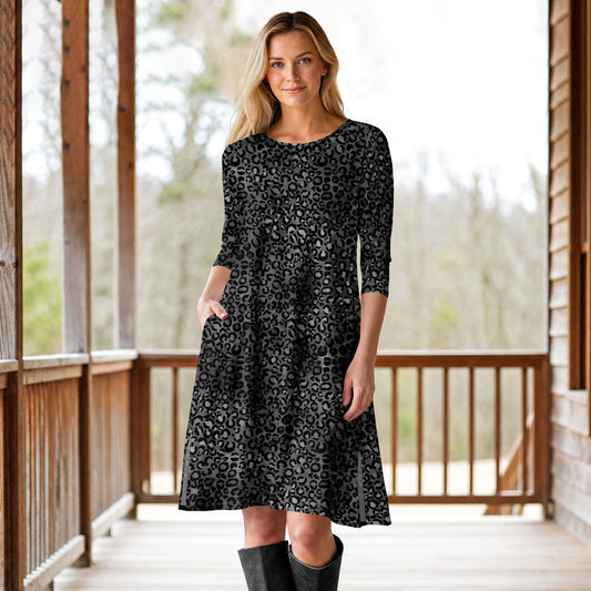 Grey and Black-