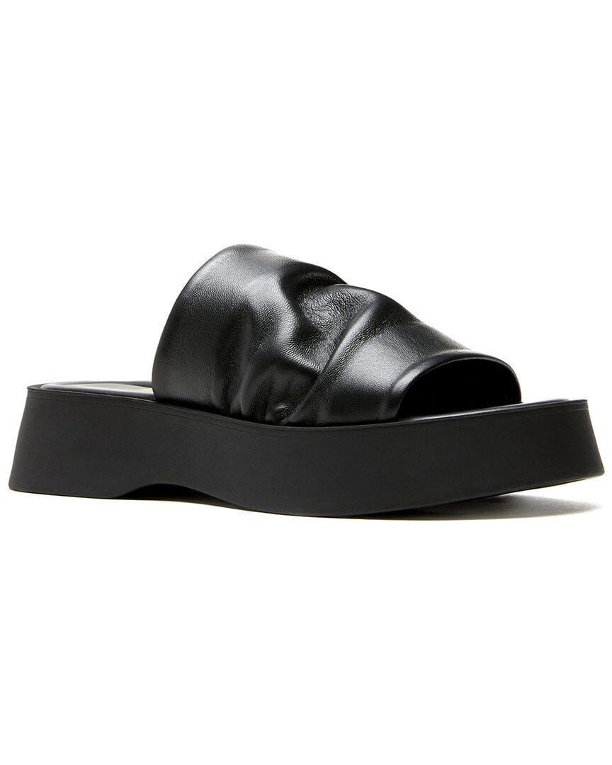 1 Black leather-