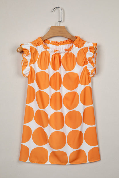 Threaded Pear Nayeli Frilled Shift Tank Top