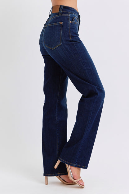 High Waist Straight Jeans
