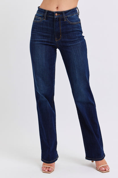 High Waist Straight Jeans
