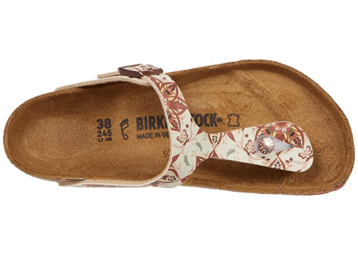 Birkenstock Unisex Gizeh Birko-Flor Boho Flowers Earth Red