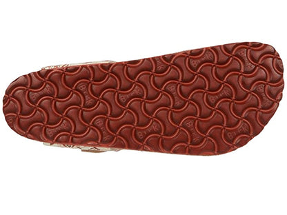 Birkenstock Unisex Gizeh Birko-Flor Boho Flowers Earth Red