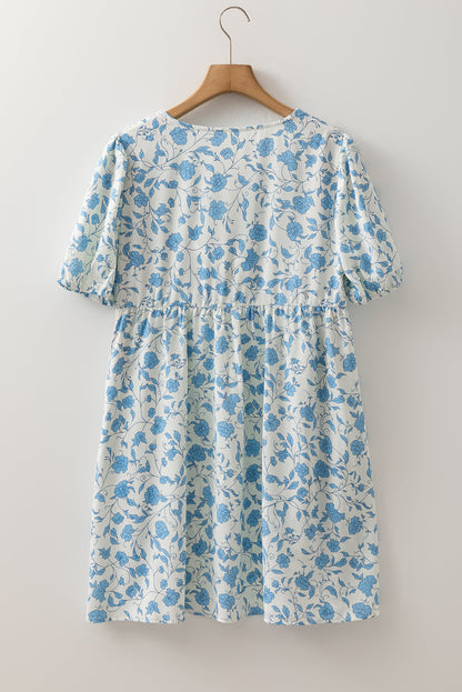 Mikayla Puff Sleeve Mini Dress