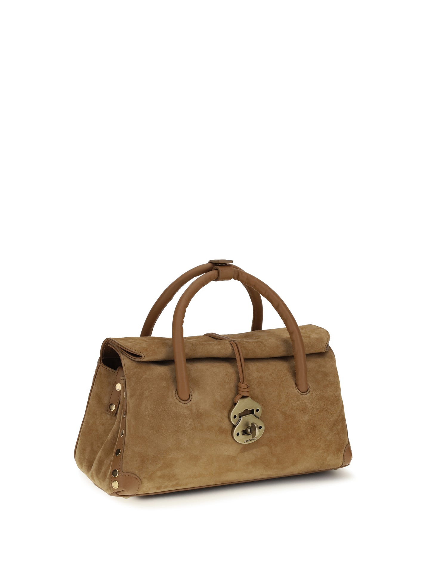 Handbag Dotta Brown Calf Leather