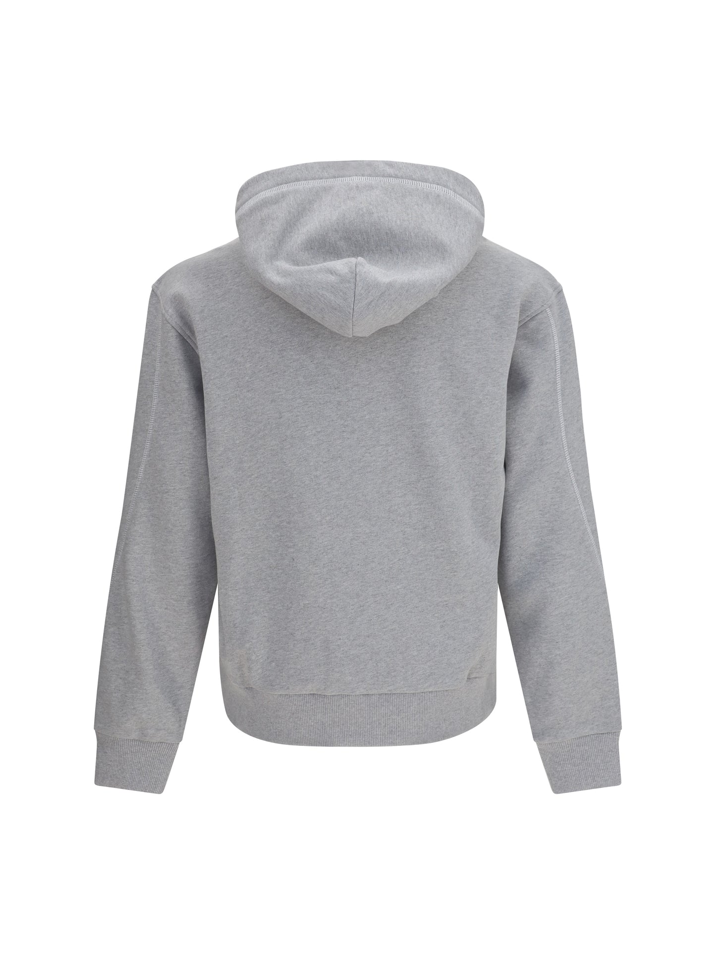 Cotton Hoodie Light Grey Melange