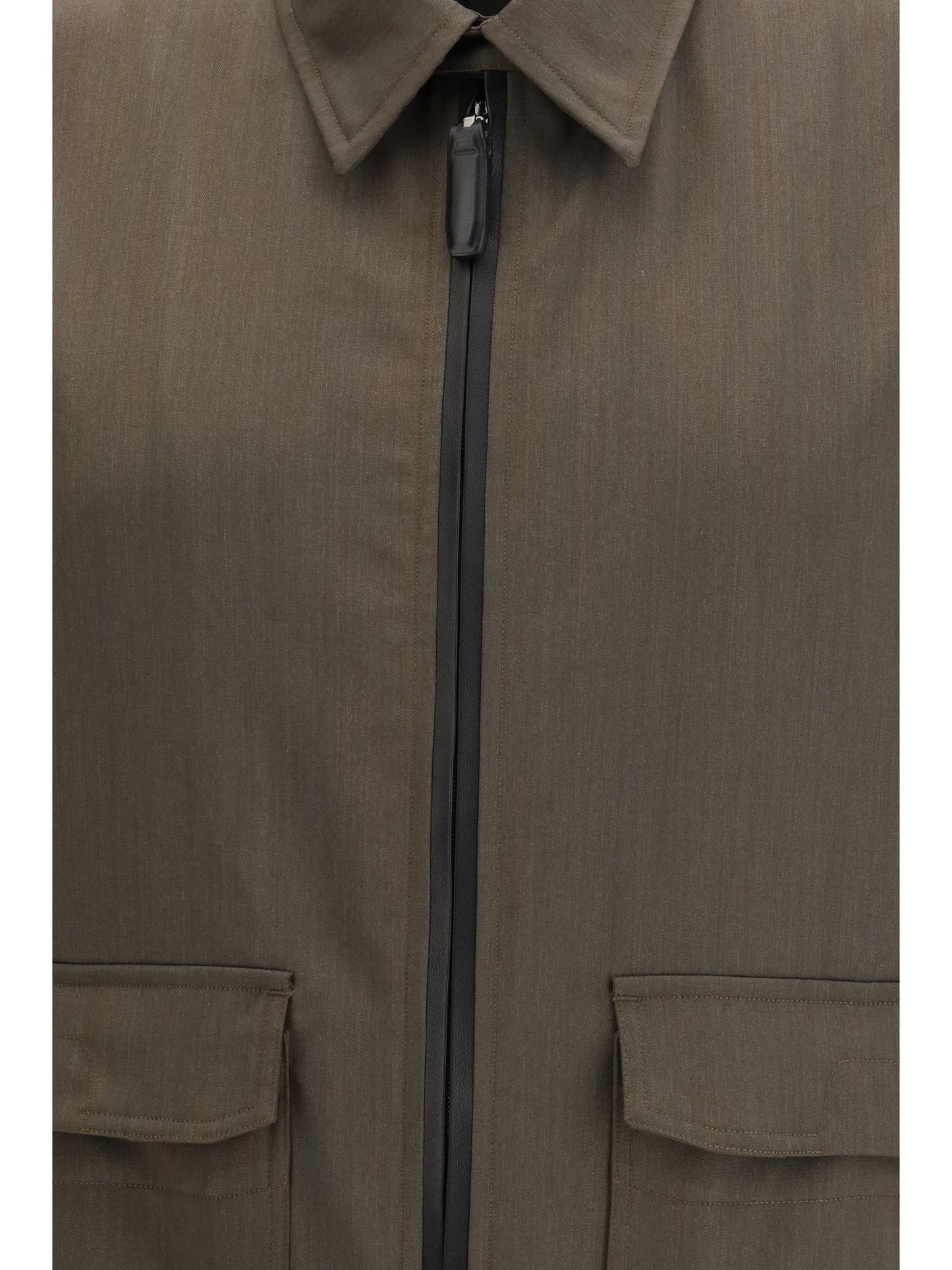 Jacket Khaki Wool
