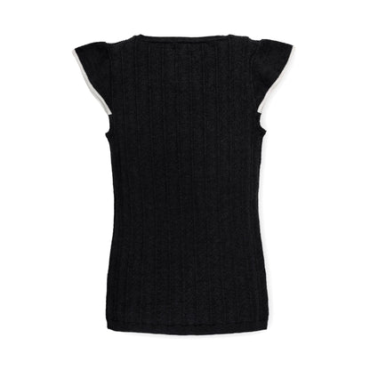 Flutter Sleeve Sweater Top
