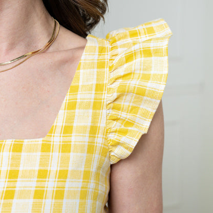 Flutter Sleeve Sun Dress