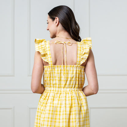 Flutter Sleeve Sun Dress