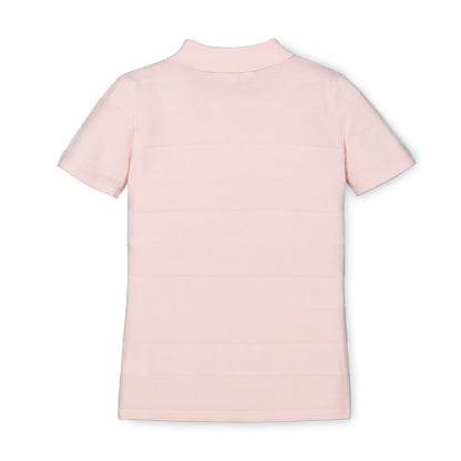Short Sleeve Organic Sweater Polo - Baby