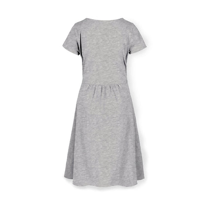 Organic Tie-Waist Knit Dress