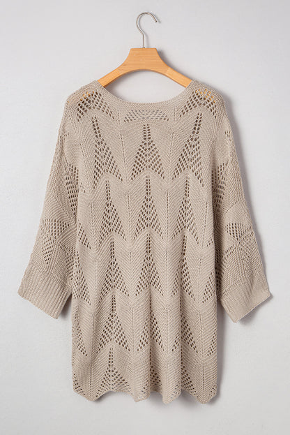 Threaded Pear Ava 8 Sleeve Casual Sweater