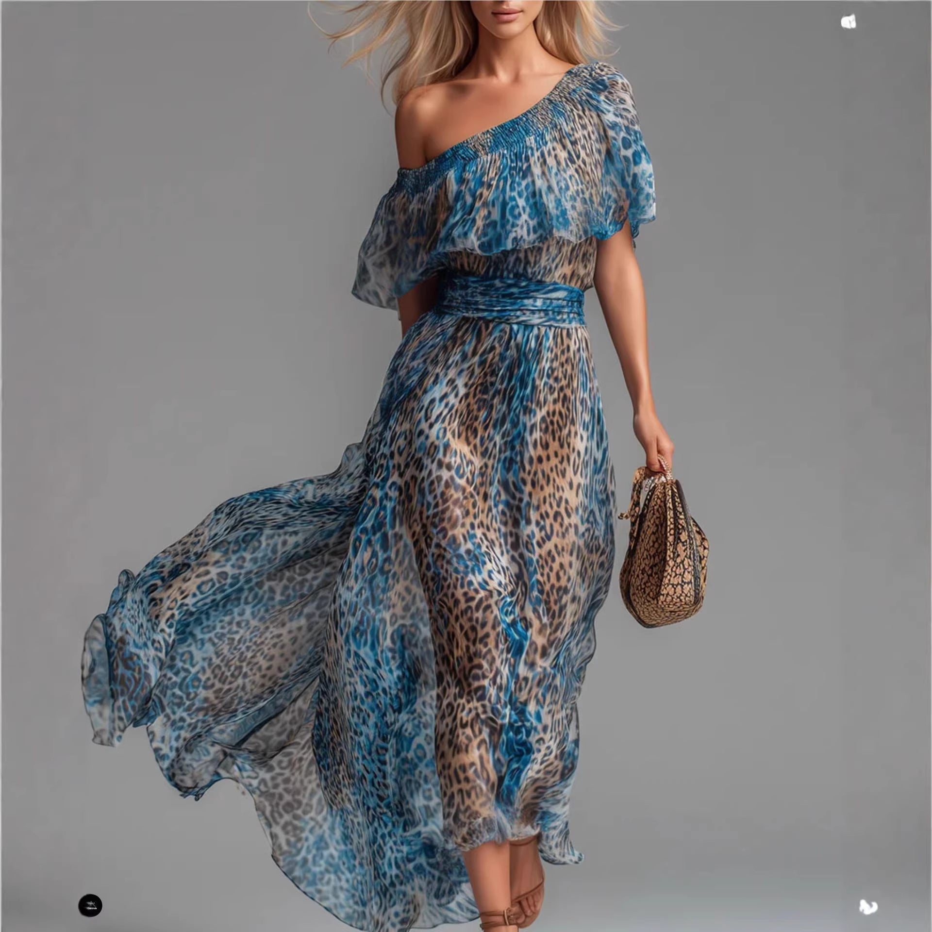 peacock print cocktail dress Ashley Lauren 4500 Size 4 Peacock short cocktail dress formal beaded sequin