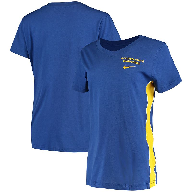 Nike Women's NBA Gs Warriors Heavyweight Dna V-Neck T-Shirt T-Shirts