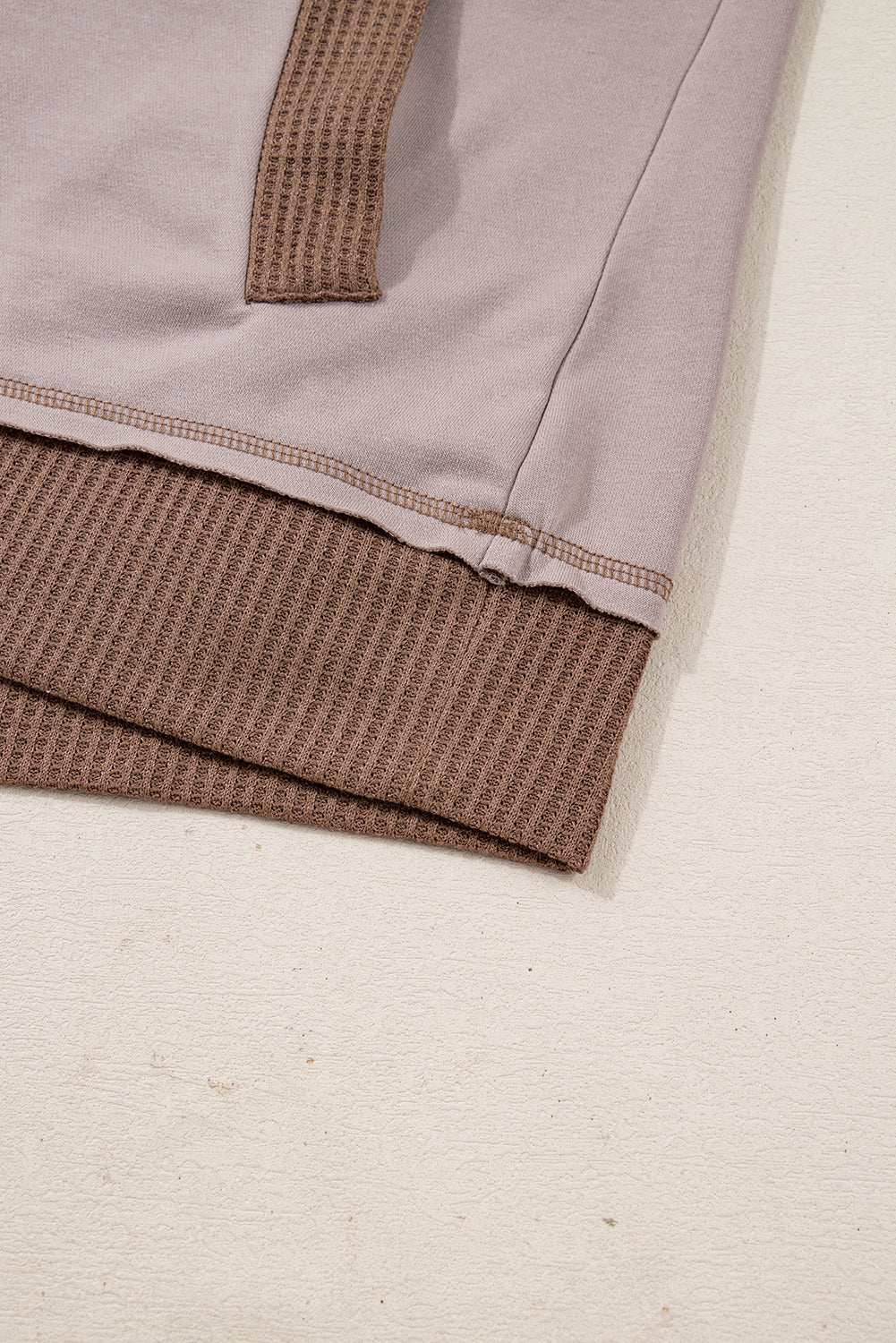 Threaded Pear Alessia Exposed Seam Casual Hoodie