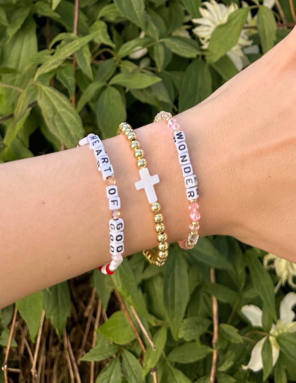 Elevated Faith Heart of God Letter Bracelet