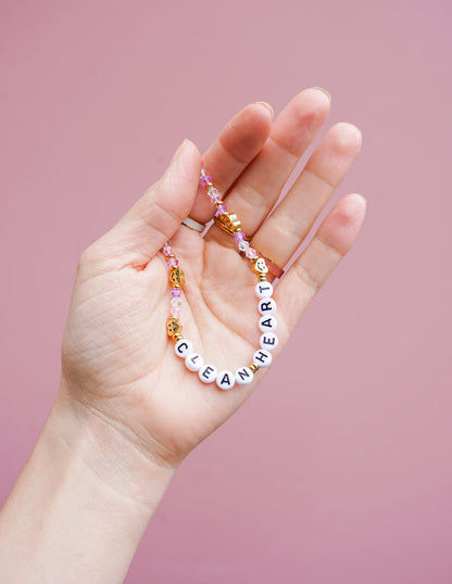 Elevated Faith Create in Me a Clean Heart Phone Charm