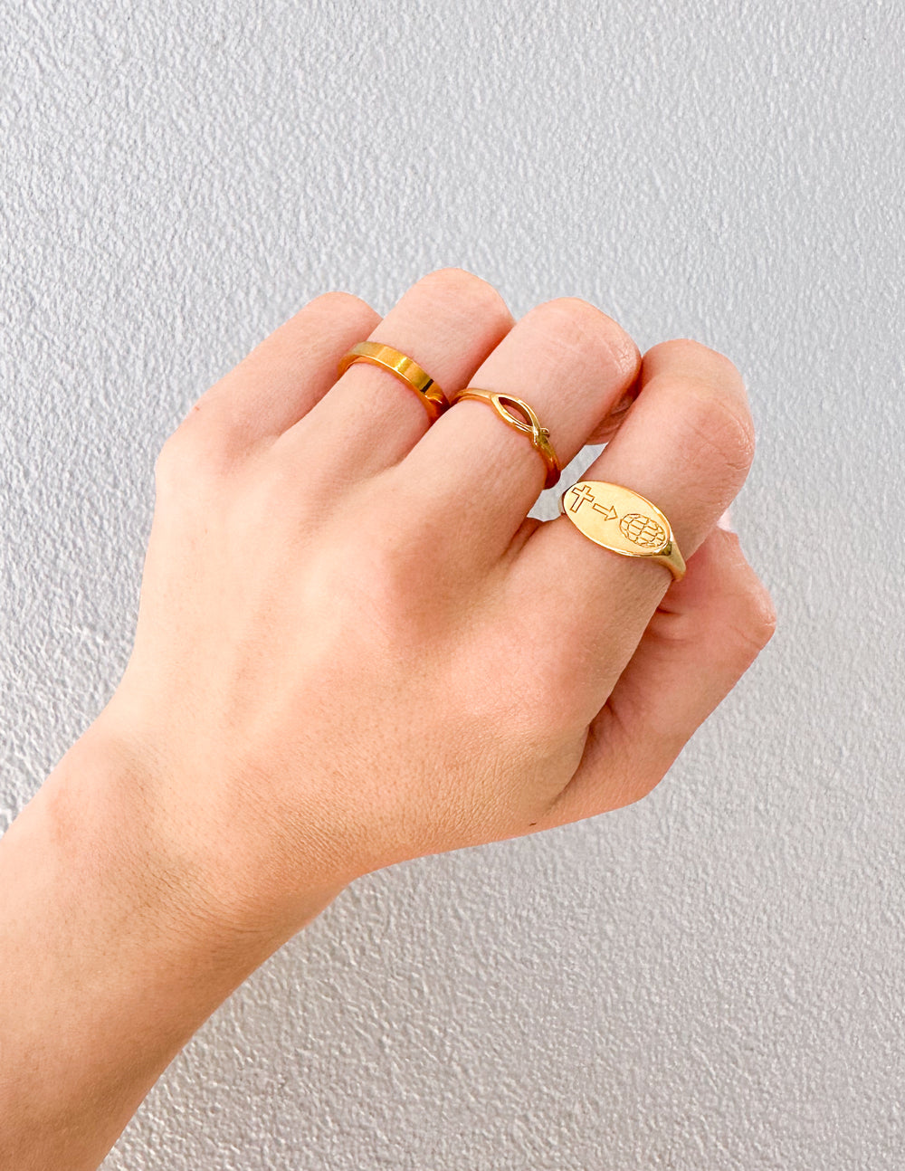Elevated Faith Jesus Fish Ring