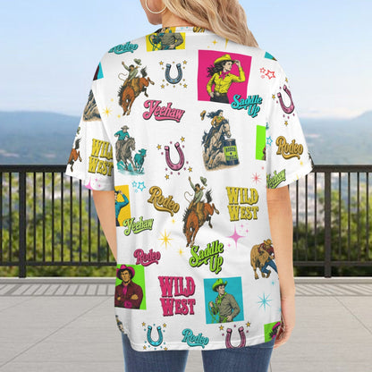 Baha Ranch The Last Roundup Oversized T Shirt