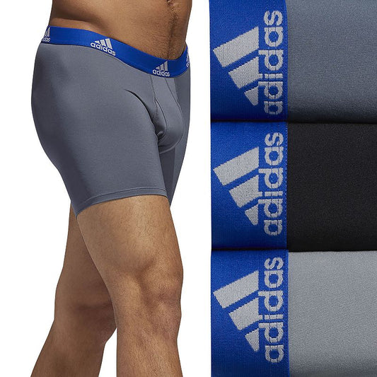 adidas Men's Performance Boxer Brief Underwear 3-Pack (3-Pack)
