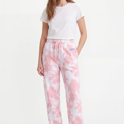 pink and white tie-dye-