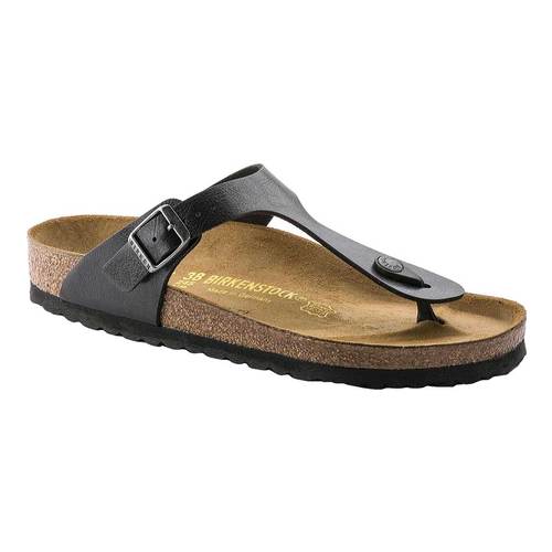 Birkenstock Unisex Gizeh Birko-Flor Black