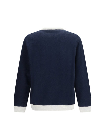Long Sleeve Sweatshirt Navy/Pearl