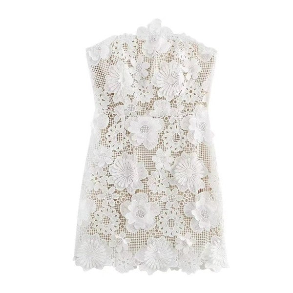 Miss Sparkling | Lace Floral Dress