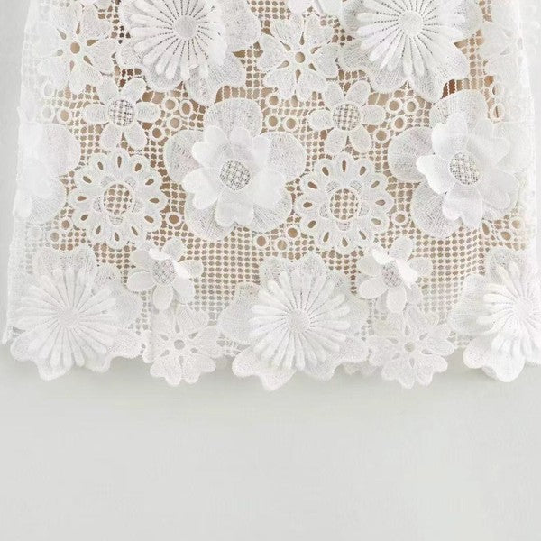 Miss Sparkling | Lace Floral Dress