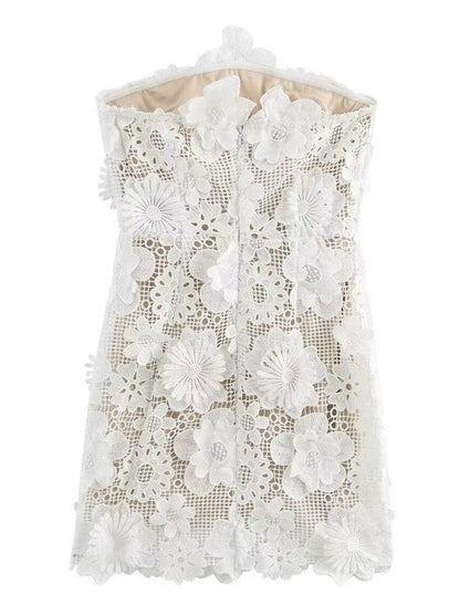 Miss Sparkling | Lace Floral Dress
