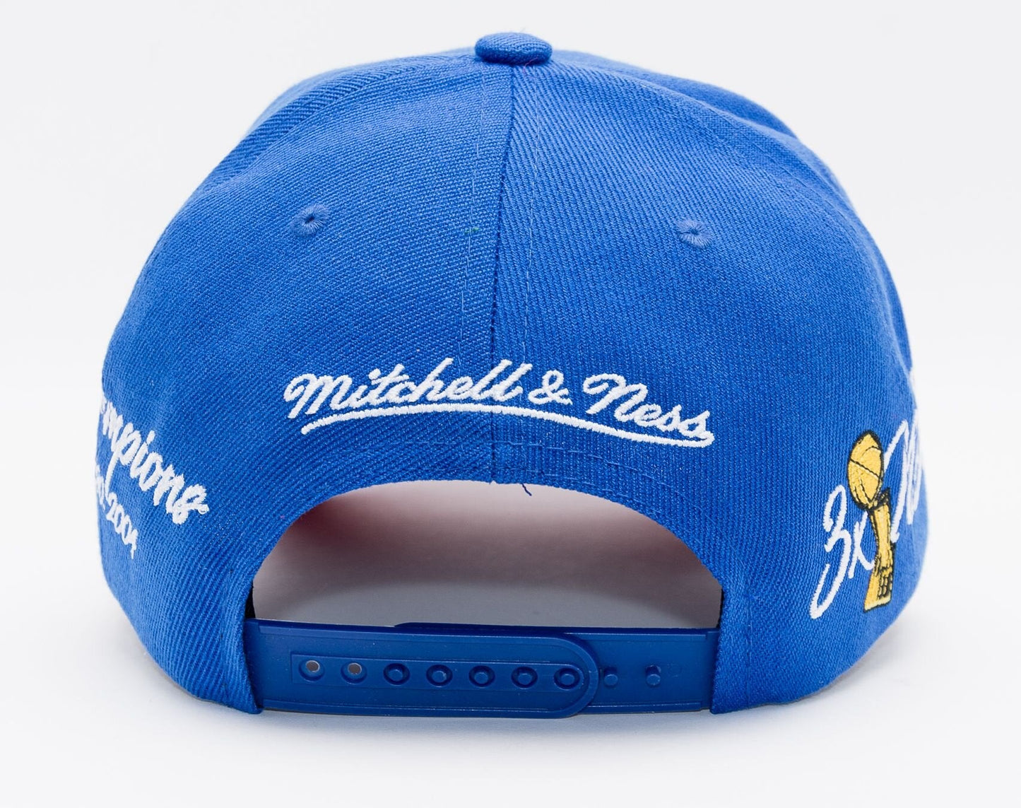 Men's Mitchell & Ness NBA Champ Wrap Pro Snapback Hwc Pistons - Blue