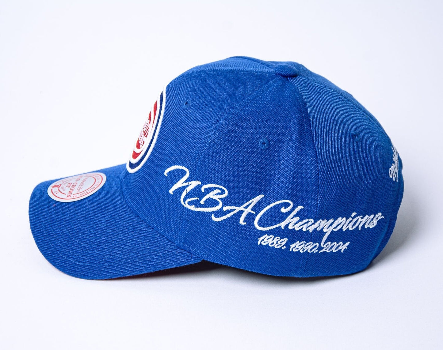 Men's Mitchell & Ness NBA Champ Wrap Pro Snapback Hwc Pistons - Blue