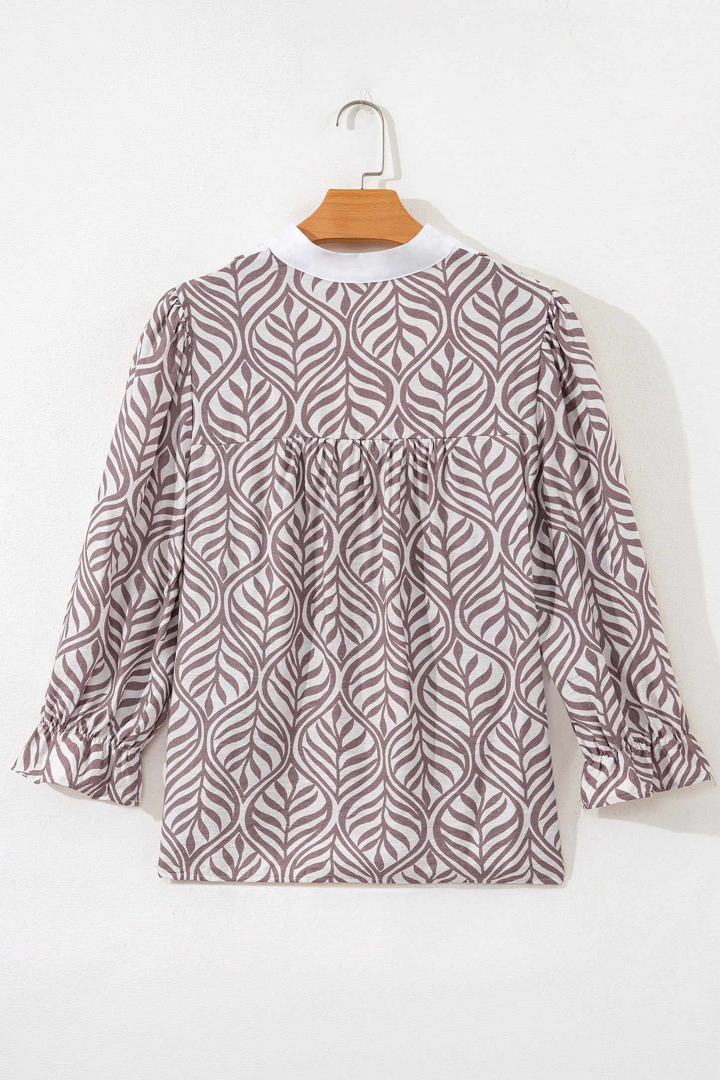 Threaded Pear Phoebe Collar Puff Sleeve Top