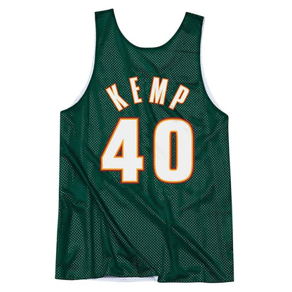 Mitchell & Ness Men's Reversible Mesh Tank Supersonics Shawn Kemp Tank Tops