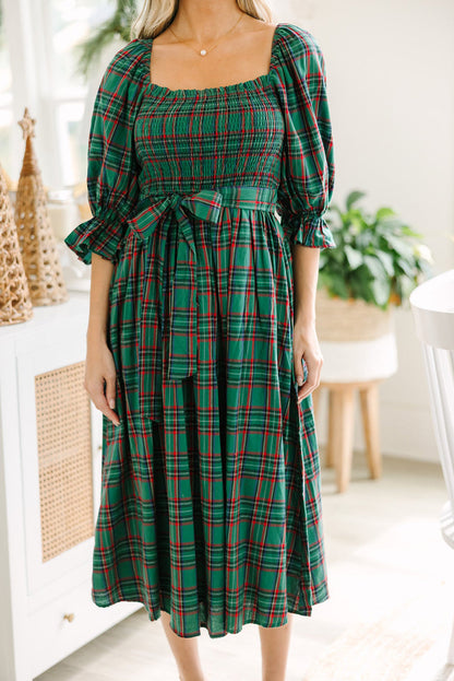 Threaded Pear Scarlett Waist Flared Midi Dress