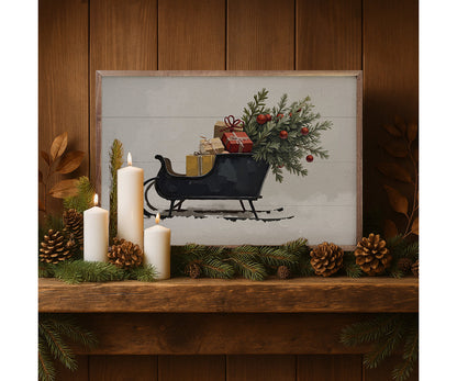 Kendrick Home Black Sleigh