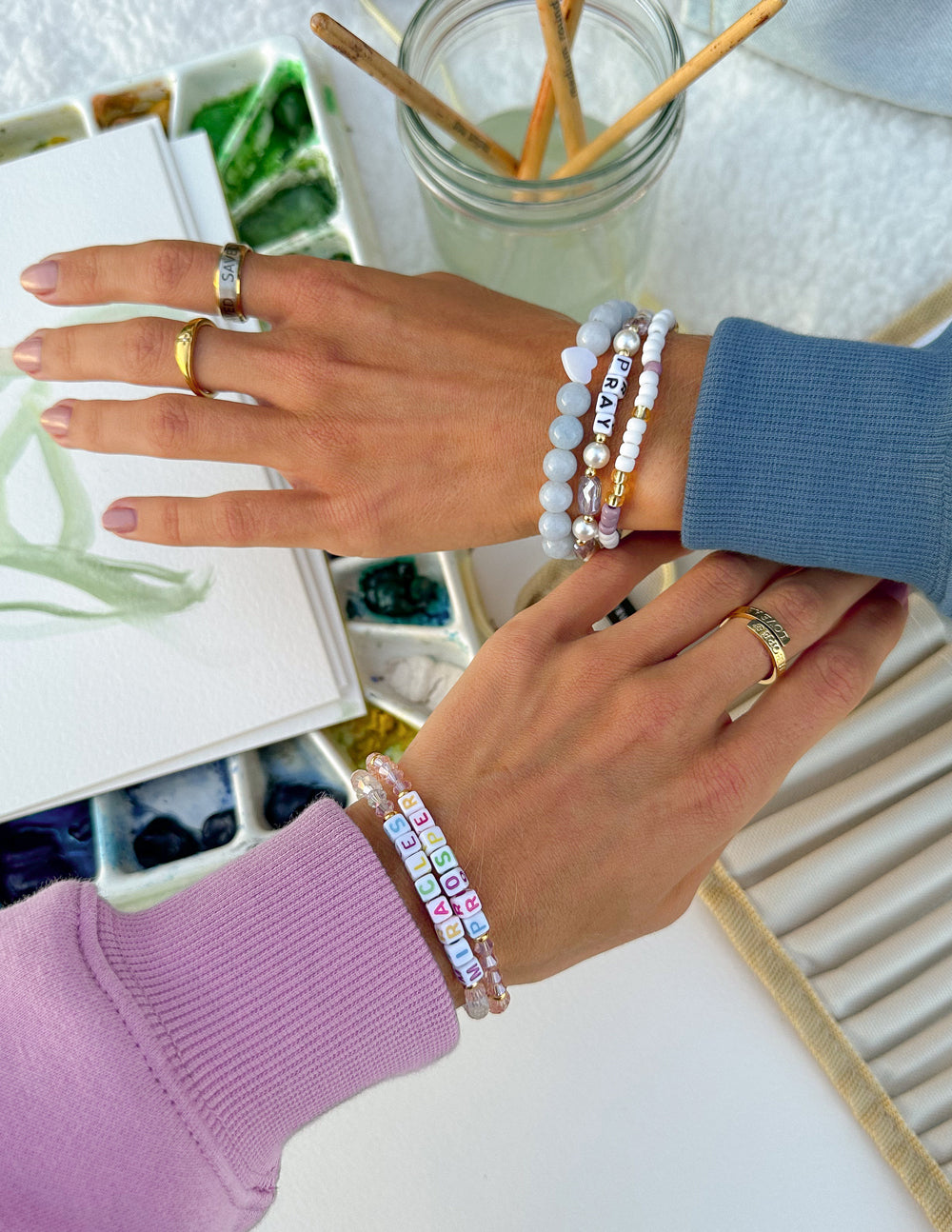 Elevated Faith Miracles Letter Bracelet