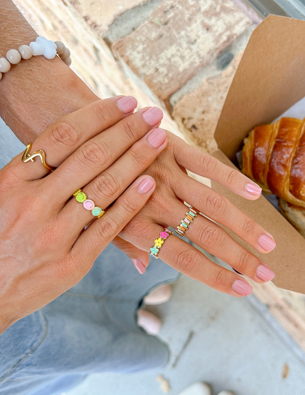 Elevated Faith Staggered Enamel Ring
